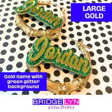 Load image into Gallery viewer, Custom Name Earrings (Adult)