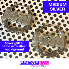 Load image into Gallery viewer, Custom Name Earrings (Children)