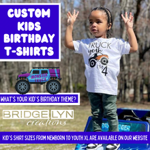 Load image into Gallery viewer, Custom Children&#39;s T-Shirt (2 Sided - Front &amp; Back)
