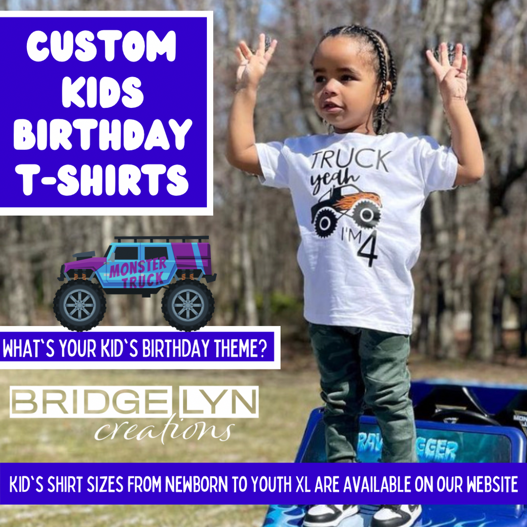 Custom Children's T-Shirt (2 Sided - Front & Back)