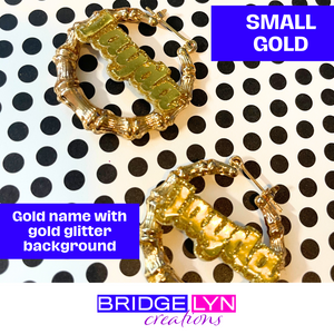 Custom Name Earrings (Children)