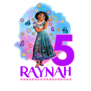 Raynah's 5th Birthday Shirt