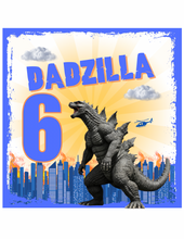 Load image into Gallery viewer, Bryce&#39;s Birthday Shirt - Godzilla
