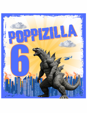 Load image into Gallery viewer, Bryce&#39;s Birthday Shirt - Godzilla
