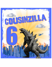 Load image into Gallery viewer, Bryce&#39;s Birthday Shirt - Godzilla
