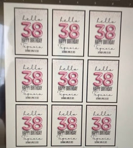 Custom labels/stickers