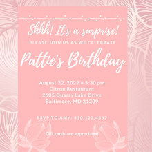 Load image into Gallery viewer, Custom Digital Invitation
