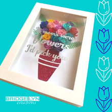 Load image into Gallery viewer, Paper Flower Vase Frame
