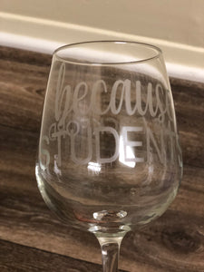 Custom Etched glass