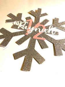 Glitter Cake topper