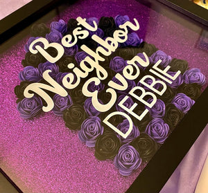 Custom Flower Frame
