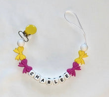 Load image into Gallery viewer, Silicone Beaded Pacifier Clip
